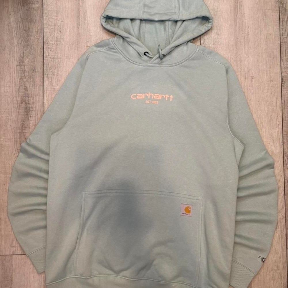 Brand‎ new Carhartt WIP turquoise hoodie Size m men